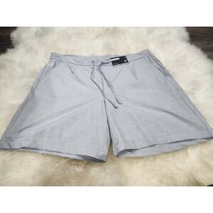 J Ferrar Mens Gray Dress Shorts Size 40 New